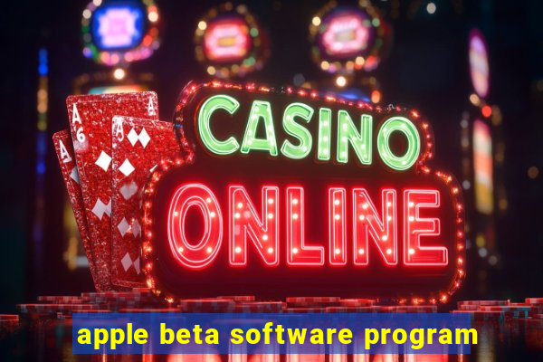 apple beta software program